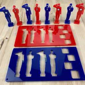 Parts, Mats, Dials - 6mm Acrylic Shapes (Component)