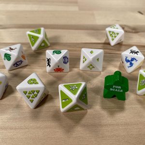 Parts, Mats, Dials - Custom Full Color D8 (Component)